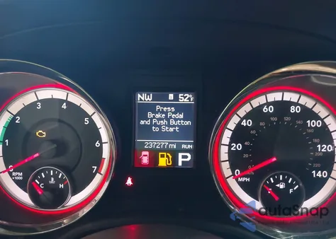 2011 Dodge Durango Citadel z USA, uszkodzony, nr VIN 1D4RD5GG6BC613627